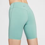 나이키 유니버사 여성 하이웨이스트 8인치 노 프론트 심 바이커 쇼츠