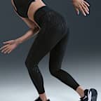 Nike Universa Women's High-Waisted 7/8 Leggings with No Front Seam