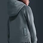 Sudadera con gorro sin cierre de fútbol Nike para niños talla grande FC Barcelona Air