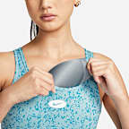 Nike Swoosh Icon Clash Women's Medium-Support Padded Strappy Printed Sports Bra