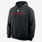 Ohio State Premium Performance Men's Nike Dri-FIT College Pullover Hoodie - Black