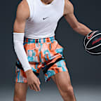 Shorts de básquetbol Dri-FIT de 15 cm para hombre Nike Icon