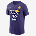 Playera Nike de la WNBA Cameron Brink Los Angeles Sparks Explorer Edition