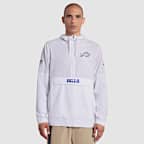 Buffalo Bills Rivalries Collection Sideline Anorak Men's Nike NFL 1/2-Zip Hooded Jacket