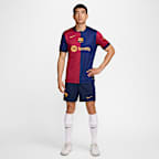 F.C. Barcelona 2024/25 Stadium Home Men's Nike Dri-FIT Football Replica Shorts