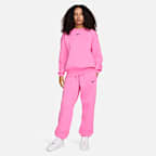 Sudadera oversized de cuello redondo de tejido Fleece para mujer Nike Sportswear Phoenix