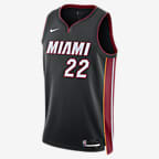 Miami Heat Icon Edition 2022/23 Men's Nike Dri-FIT NBA Swingman Jersey - Black