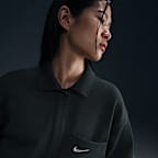 Chamarra tipo camisa oversized para mujer Nike Sportswear Phoenix Fleece