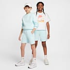 Nike Sportswear Club Fleece Big Kids' French Terry Shorts