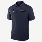 Polo universitaria Nike Dri-FIT para hombre Michigan Victory - Azul marino