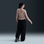 Nike Sportswear Women's Ribbed Long-Sleeve Cropped Top