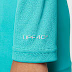 Playera de manga larga para niños talla pequeña Nike Swim Hydroguard