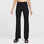Nike Zenvy Women's High-Waisted Flared Leggings with No Front Seam