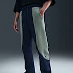 Nike Tech Men's Colour-Block Open-Hem Fleece Trousers