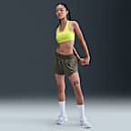 나이키 스우시 미디엄 서포트 여성 패드 스포츠 브라