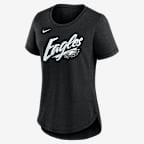 Philadelphia Eagles Primetime Women's Nike NFL T-Shirt - Black