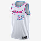 Jersey Nike Dri-FIT de la NBA Swingman para hombre Jimmy Butler Miami Heat 2024/25 City Edition - Blanco