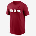 Alabama Crimson Tide Primetime Wordmark Men's Nike College T-Shirt - Crimson