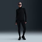 Haut de running deuxième couche Dri-FIT à 1/4 de zip Nike Trail pour femme