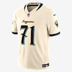 Tony Boselli Jacksonville Jaguars Rivalries Collection Men's Nike Dri-FIT NFL Limited Jersey - Natural