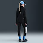 Nike Pro Older Kids' (Girls') Therma-FIT 1/2-Zip Long-Sleeve Top