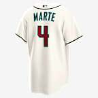 Jersey Nike de la MLB Replica para hombre Ketel Marte Arizona Diamondbacks