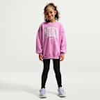 Nike Lace It Up Little Kids' 2-Piece Leggings Set - Black