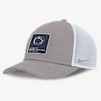 Gorra de rejilla universitaria Nike ajustable para hombre Penn State On-Field Rise Engineered - Gris
