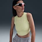 Nike Sportswear Chill Knit Women's Tight Cropped Mini-Rib Tank Top