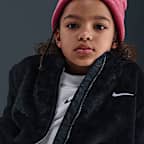 Nike Little Kids' Faux Fur Bomber Jacket
