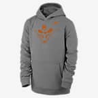 Texas Club Fleece Big Kids' (Boys') Nike College Pullover Hoodie - Dark Grey Heather