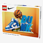 Kit de fabricación de tenis con minifigura exclusiva Nike Dunk x LEGO® Set