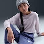 Pants ajustados de cintura alta para niñas talla grande Nike Sportswear Club Fleece