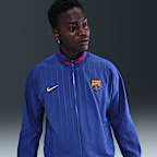 FC Barcelona Strike Home Men's Nike Dri-FIT Soccer Anthem Jacket