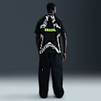 เสื้อยืดฟุตบอลผู้รักษาประตูทีมบราซิลพรีเมียมผู้ชาย Nike