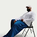 Ανδρικό παντελόνι σε φαρδιά γραμμή από French Terry ύφασμα Nike Sportswear Club