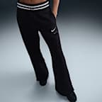 Pants de tiro alto y piernas anchas estampados para mujer Nike Sportswear Phoenix Fleece