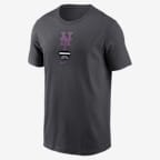 New York Mets City Connect 2-Hit Men's Nike MLB T-Shirt - Anthracite