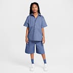 Nike Sportswear Metro Ground Big Kids' Short-Sleeve Top