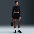 Nike Sportswear Chill Knit Women's Slim Long-Sleeve Cropped Top