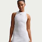 Vestido de tirantes de tela de canalé ajustado para mujer Nike Sportswear Chill Knit