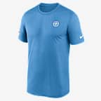 Tennessee Titans Legend Small Logo Men's Nike Dri-FIT NFL T-Shirt - Coast