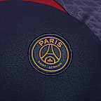 เสื้อฟุตบอลผู้ชายแบบถัก Nike Dri-FIT Paris Saint-Germain Strike