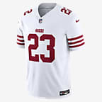 Jersey de fútbol americano Nike Dri-FIT de la NFL Limited para hombre Christian McCaffrey San Francisco 49ers - Blanco