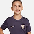 England (Men's Team) 2024/25 Stadium Away Older Kids' Nike Dri-FIT Football Replica Shirt