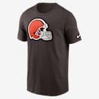 Playera Nike de la NFL para hombre Cleveland Browns Logo Essential - Marrón