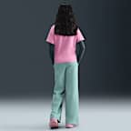 Pants de pierna ancha para niña Nike Sportswear Club Fleece