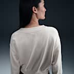 ナイキ スポーツウェア フェニックス フリース ウィメンズ オーバーサイズド Vネック クロップド トップ