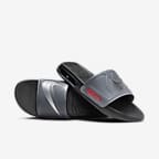 Dark Smoke Grey/Picante Red/ดำ/Metallic Dark Grey