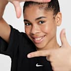 나이키 원 릴랙스드 주니어(여아) 드라이 핏 반팔 탑